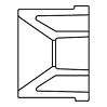 1/2 X 1/4 PVC 80 SOC BUSH - Sch 80